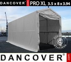 Namiot 3,5x8x3,3x3,94m, PVC, Biały