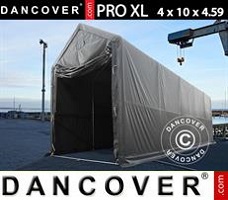 Namiot 4x10x3,5x4,59m, PVC, Szary