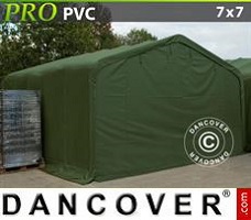 Namiot 7x7x3,8m PVC, Zielony
