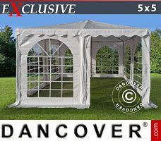 Namiot imprezowy 5x5m PVC, Biały