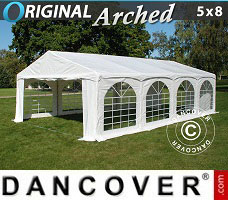 Namiot imprezowy 5x8m PVC,Arched, Biały