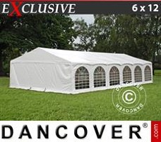 Namiot imprezowy 6x12m PVC,Arched, Biały