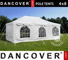 Namiot imprezowy 4x8m PVC, Biały