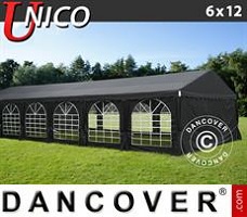 Namiot imprezowy UNICO 6x12m, Czarny
