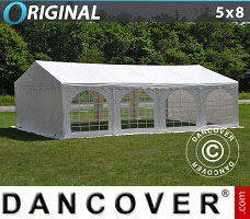 Namiot imprezowy 5x8m PVC, Biały